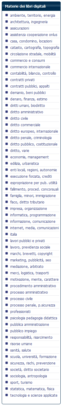 Gli ebooks per il professionista al passo coi tempi